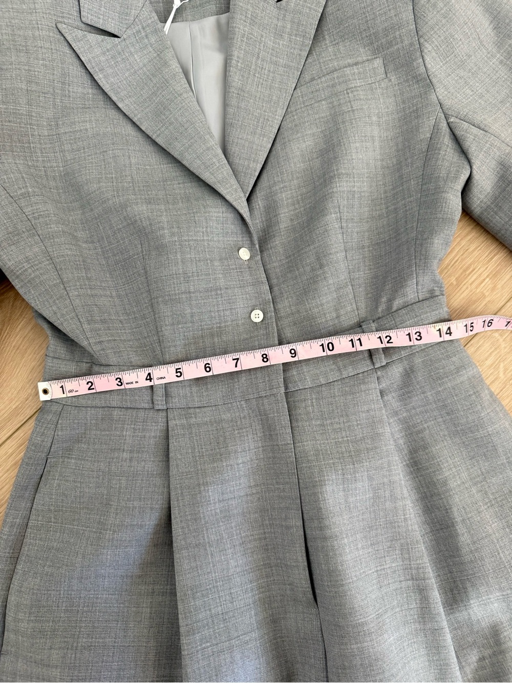 Helsa The Short Meeting Wool Jumpsuit - Picture 7 of 12
